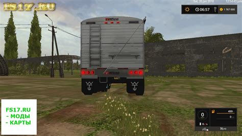 Полуприцеп Wilson Belly Dump Tag Axle 50 Grain Trailer V12 для Farming