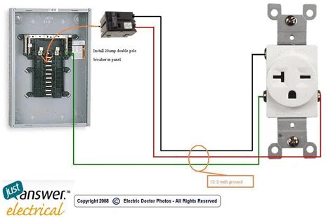 Wiring A New 220v Outlet Wiring Diagram And Schematics