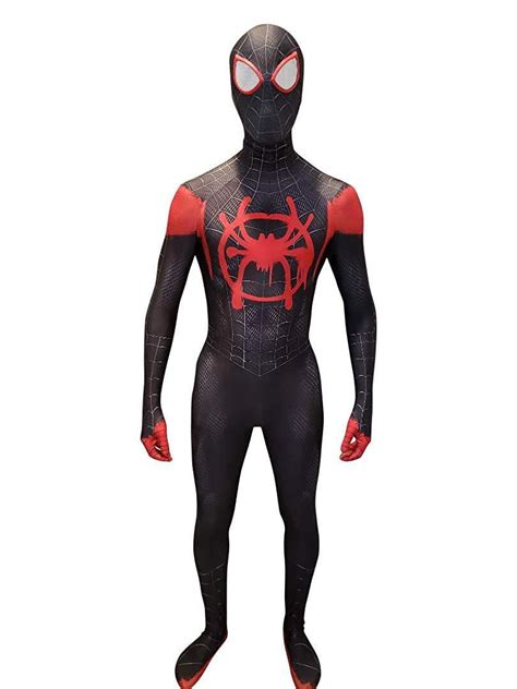 Boys Costumes Spiderman Costume Into The Spider Verse Miles Morales