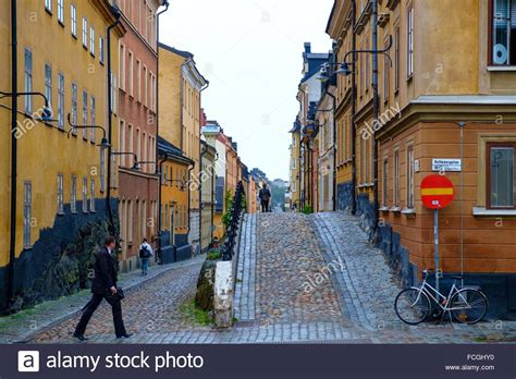 Book your sodermalm, stockholm holiday rentals online. Street in Sodermalm district in Stockholm, Sweden Stock ...