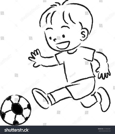 How To Draw A Boy Playing Football He To Know The Right Answer