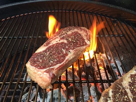 Best way to grill rib eye steak. Salted Ribeye Steaks - The Virtual Weber Gas Grill