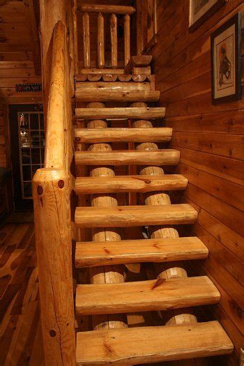 27 Best Log Stairs Design Images On Pinterest Stairs Log Cabins And