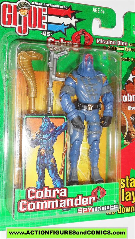 Gi Joe Cobra Commander 2003 V11 Mission Disc Spy Troops Action Figures