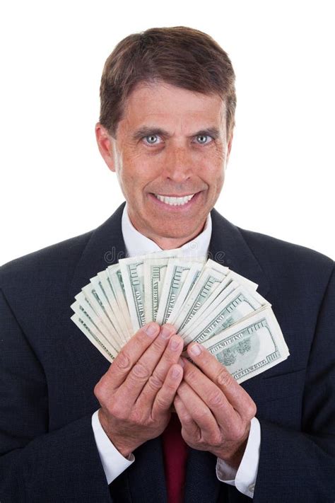 Greedy Man In A Suit Stock Image Image 19185501