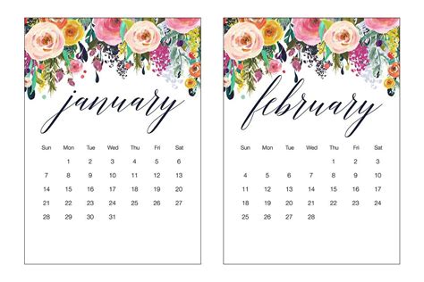 Free Printable 5x7 Calendar Example Calendar Printable