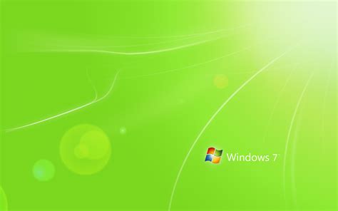 Green Windows 7 Hd Wallpaper