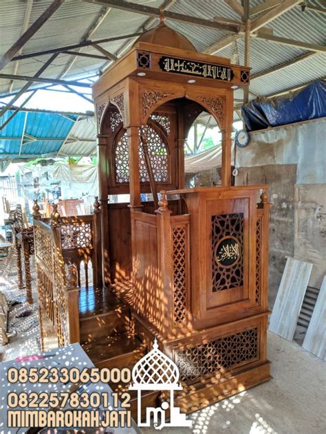 Mimbar Masjid Jati Jepara Online 2023 Mimbarokah Jati Furniture Ukir