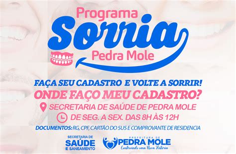 Sorria Pedra Mole Prefeitura De Pedra Mole