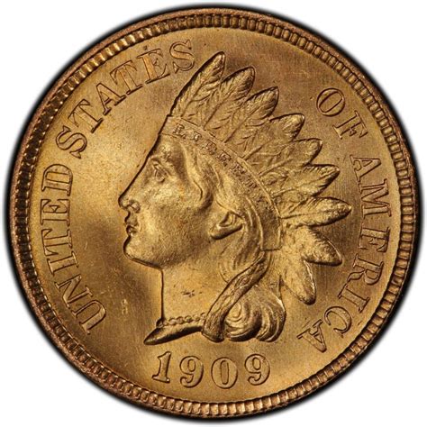 1909 Indian Head Pennies Values And Prices Past Sales