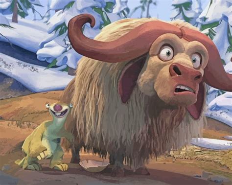 Ice Age Musk Ox Paint By Numbers