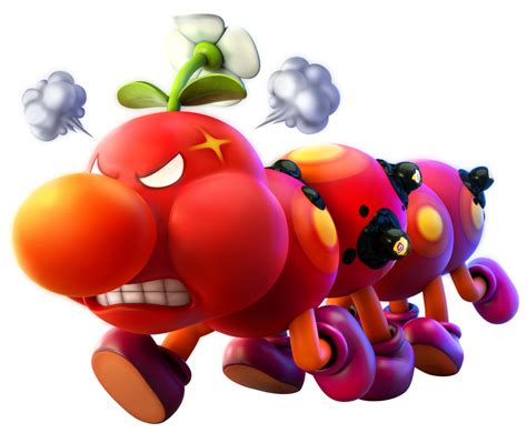 Filemrsoh Angry Wigglerpng Super Mario Wiki The Mario Encyclopedia