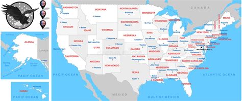 United State Maps Illustration Maps Stock Vector Illustration Of