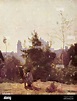 Jean-Baptiste-Camille Corot - Recollections Pierrefonds 1861 Stock ...