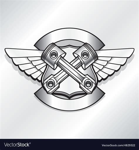 Show off your brand's personality with a custom motorcycle club logo designed just for you by a professional designer. Biker logo Motor club piston Royalty Free Vector Image , # ...