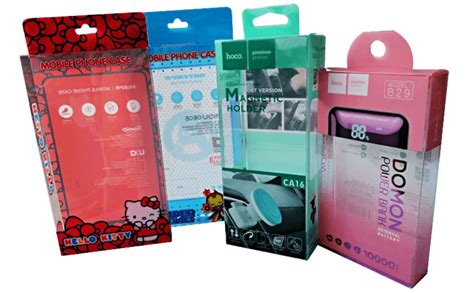 Custom plastic folding boxes clear in plain non-printed or full printed