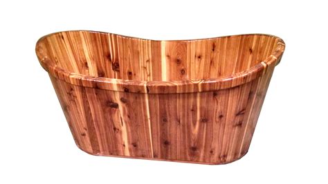 Get free shipping on qualified wood bathtubs or buy online pick up in store today in the bath department. Buy Hand Crafted Cedar Wooden Freestanding Ofuro Bathtub ...