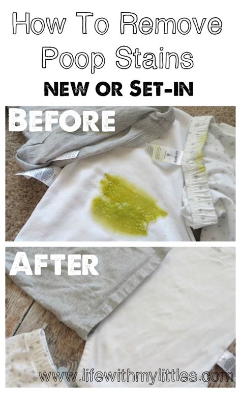 How To Easily Remove Poopout Stains Life With My Littles