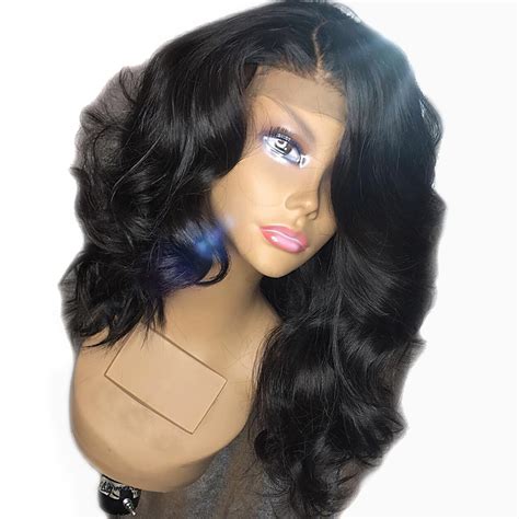 Preplucked 250 Density 13x6 Deep Part Loose Body Wave Lace Front Human