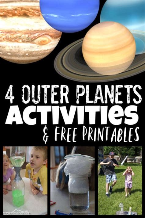 Solar System 4 Outer Planets For Kids