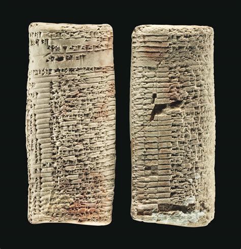Two Old Babylonian Clay Cuneiform Tablets