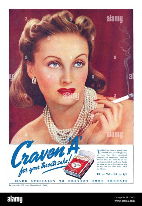 Cigarettes 1940s Hi Res Stock Photography And Images Alamy