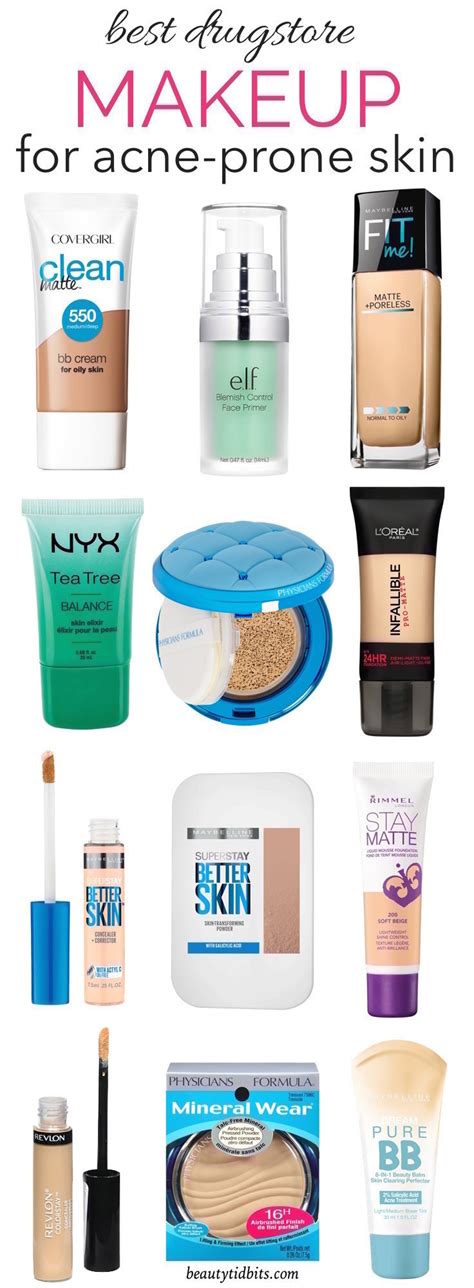 The Best Drugstore Makeup For Oily Acne Prone Skin Mostly Under 10