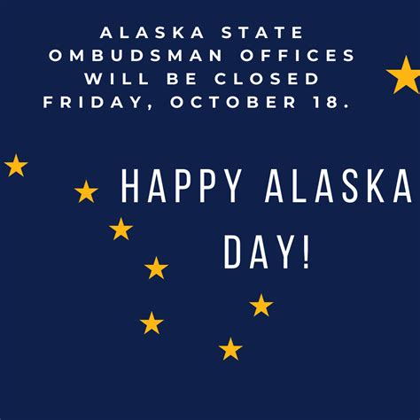 Alaska Day 2019 Alaska Ombudsman