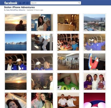 Stolen Iphone Adventures Thief Uploads Cruise Pictures To