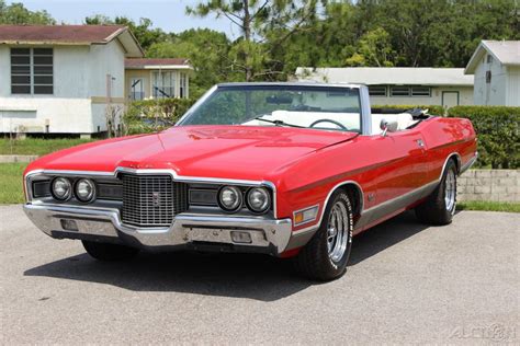 Red Sled 1971 Ford Ltd 429 Convertible Merry Christmas