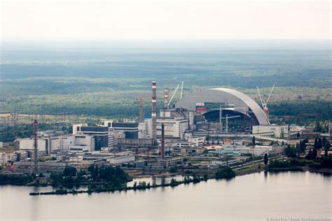 Aerial View At Chernobyl Nuclear Power Plant Чернобыль Ядерная