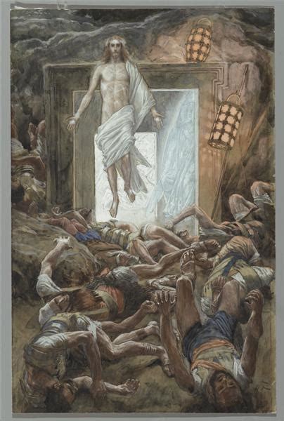 The act of arising from the dead. The Resurrection (La Résurrection) - James Tissot ...