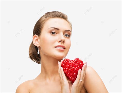 Woman Wearing Shiny Diamond Earrings Diamonds Gem Heart Wearing PNG Transparent Image And