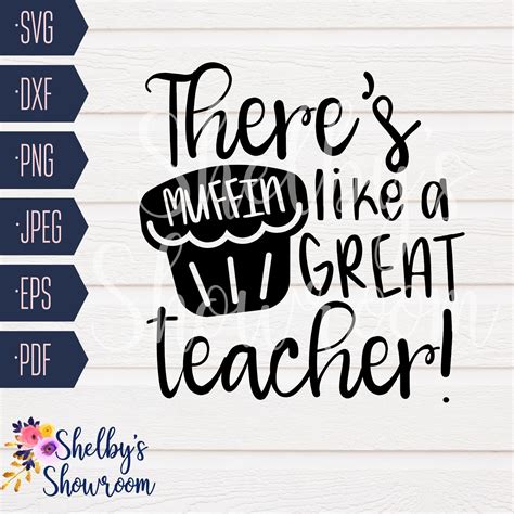 There's Muffin Like A Great Teacher Free Printable