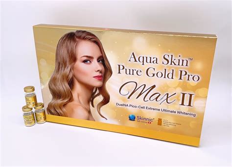 Aqua Skin Pure Gold Pro Max Ii Glutathione Skin Whitening Injection