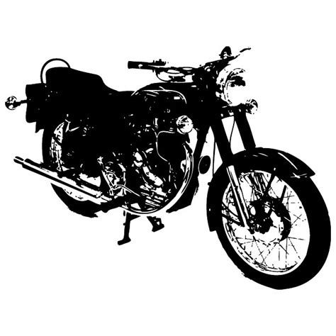 Motorcycle Silhouette Eps Royalty Free Stock Svg Vector