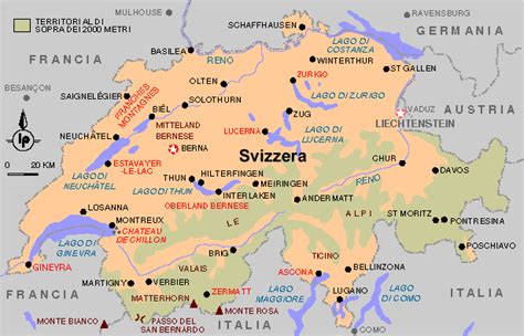 Cartina Svizzera Con Città Tomveelers