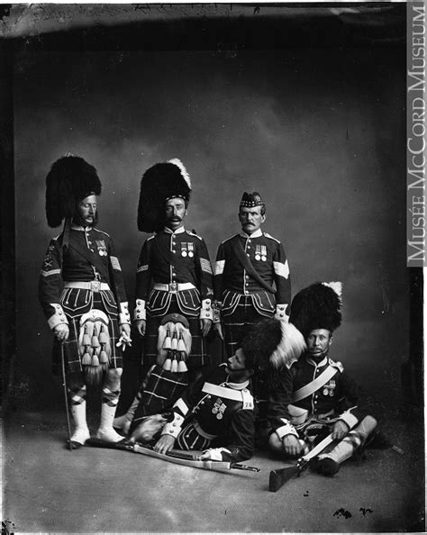 I 27500 Sergeants Of The 78th Highlanders Montreal Qc 1867
