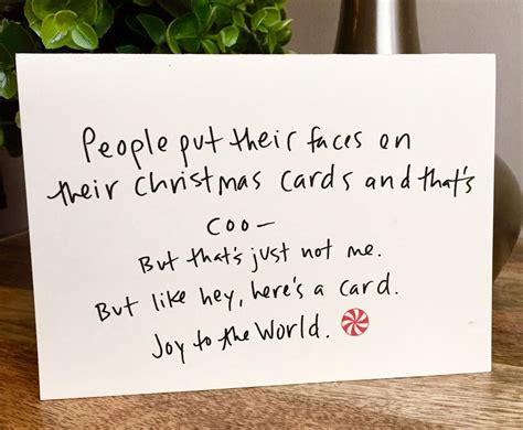 Funny Christmas Card Adult Christmas Card Happy Holidays Funny Holiday Card Simple Holiday
