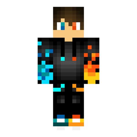 Once you are done with downloading, now find the downloaded file from your mobile storage section. Fire/Ice Boy - Minecraft Skin Finder - SeusCraft