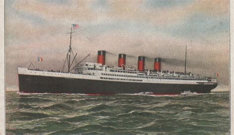 Ocean Liner Postcards Ss France 1912