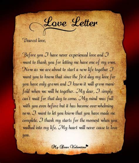 Love Letters To Fiance Writing A Love Letter Love Letter For