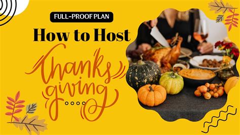 how to host thanksgiving a full proof plan to a stress free thanksgiving dinner youtube