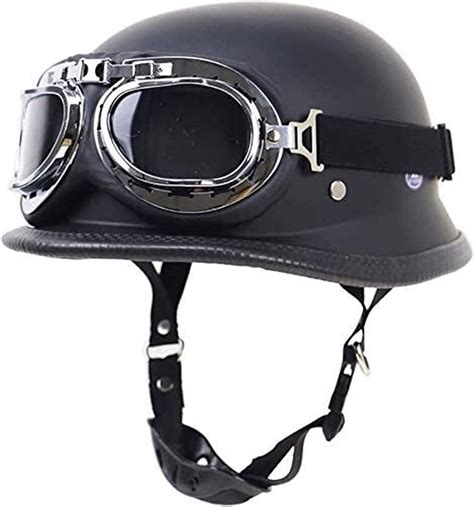 Ylfc Motorcycle Motorbike Adult Half Helmet Dotece Approved