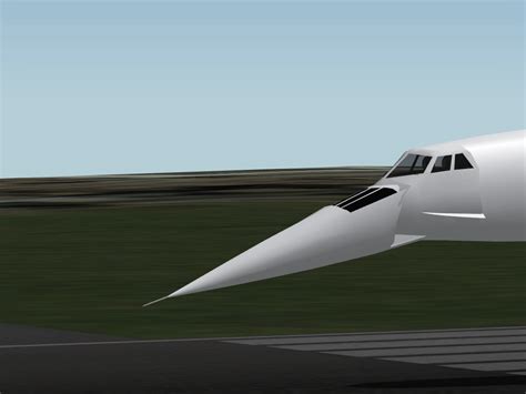 Wir Sehen Uns See Taupo Menge Concorde Side View Zehn Simulieren Gang
