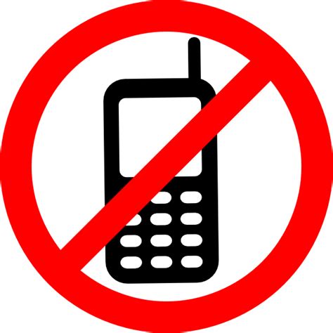 No Phone Sign Free Download On Clipartmag