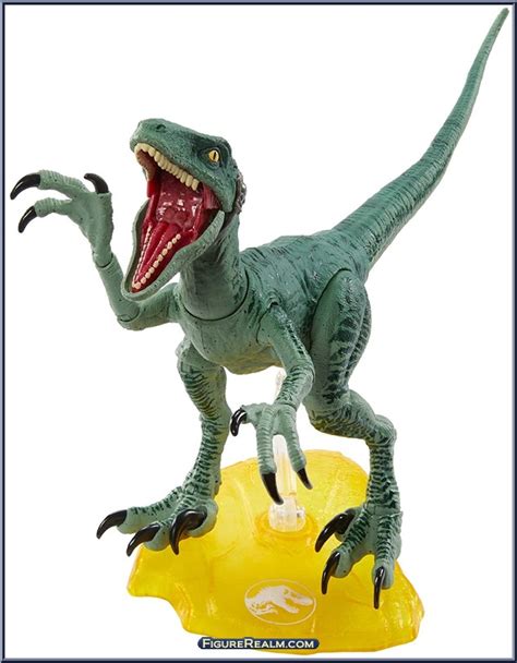 Velociraptor Delta Jurassic Park Amber Collection Dinos Mattel Action Figure