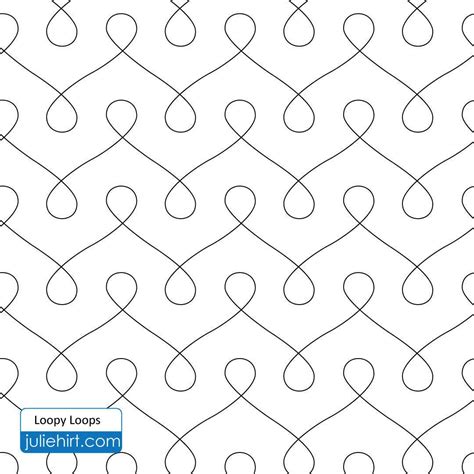 Loopy Loops Longarm Quilting Digital Pattern For Edge To Etsy In 2021
