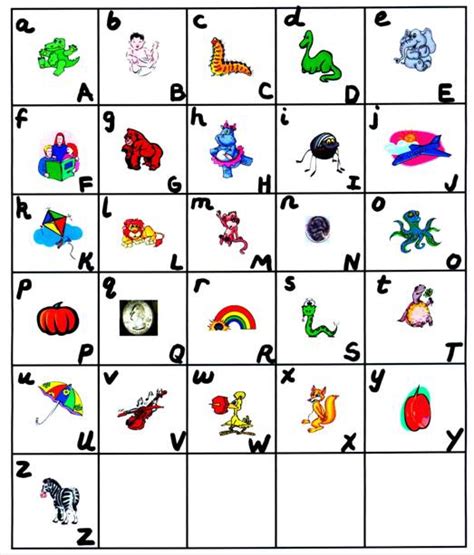 4 Best Images Of Kindergarten Alphabet Chart Printable Alphabet Chart