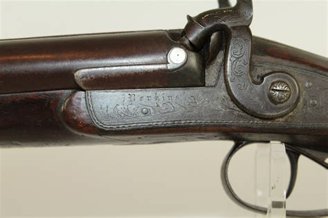 Antique English Double Barrel Perkins Shotgun 020 Ancestry Guns